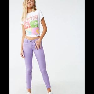 Lavender skinny Jean's brand new